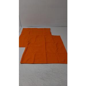 Throw Pillows Insert (Pack of 2, Orange) - 23x23 Inches Bed and Couch Pillows - Indoor Decorative Pillow