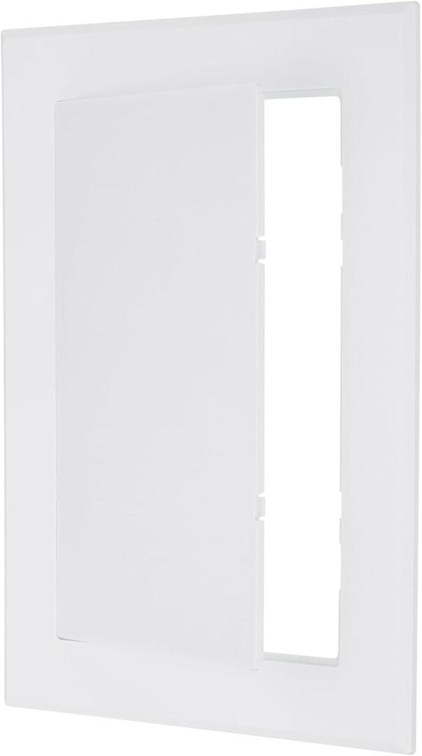 PATIKIL 7x5 inch(178x123mm) Self-Adhesive Access Panel, ABS Plumbing Access Doors Easy Wall Hole Cover for Drywall Plumbing Electrical Cables Wiring, White