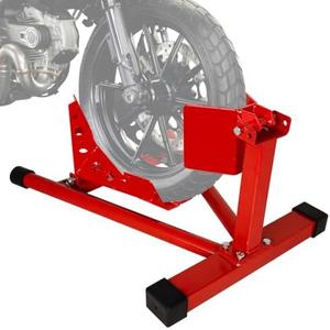 Garvee Heavy Duty Motorcycle Wheel Chock for Trailer & Garage, 1500 Lb Capacity, Fit 16-21 Inch Tires, Dirt Bike Wheel Chocks for Cruisers, ATVs