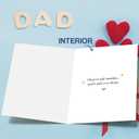 4 x Asmallgf Fathers Day Card Gift for Dad Him, Humor Father's Day Decoration Gifts from Son Daughter Kids, Emergency Dad Jokes Card, Meaningful Message for Father
