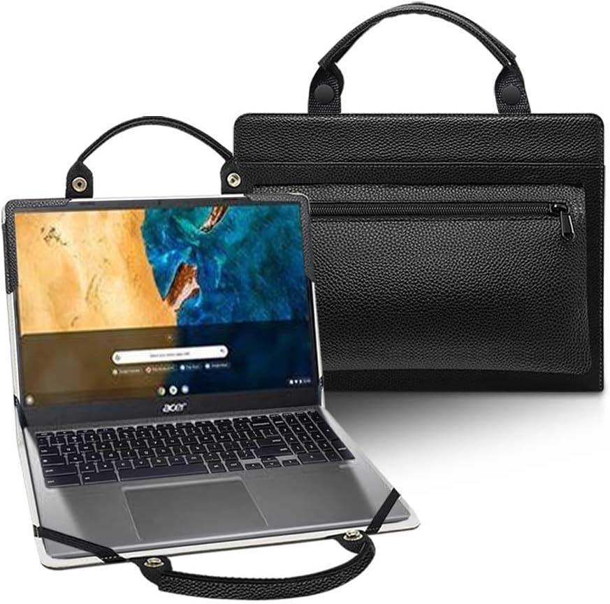 Laptop Case Cover Sleeve for Acer Chromebook Plus 514 CBE574-1 CBE574-1T CBE574-1-R6TH CBE574-1T-R79Q with Portable Bag with Bag Handle,Black