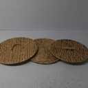 Wicker Basket Lids Set 3 Pcs 17", 18", 19"