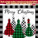 Christmas Shower Curtain for Bathroom, Cute Fabric Xmas Shower Bathtub Window Curtains Sets with 12 Hooks for Kids Waterproof Bathroom Decoration Supplies 72x72in