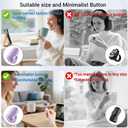Scrolling Ring Remote for TikTok YouTube IG Shorts Video Landscape Portrait, Fingertip Wireless Scroller Page Turner Clicker for Kindle APP Compatible with iPhone iPad Android Phone Tablet