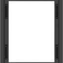 MCS Canvas Float Frames 11x14 Frame, Black Frame for Finished Canvases, Vertical & Horizontal Wall Hanging Large Frame with Adhesive for Canvas Paintings (1-Pack)