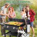 Blackstone Caddy, Grill Griddle Caddy for Blackstone 28"/36" Griddles, BBQ Accessories Caddy with Paper Towel Holder & Strong Magnetic Tool Holder & Spatula Holder
