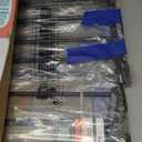 BABELIO 36" Tall Baby Gate, 26-40" Wide Auto Close Pet Gate, PressGuard C5 Pressure Mounted Metal Dog Gate, Easy-Install No Drilling, No Tools Needed, with Wall Protectors and Extension Kits, Black