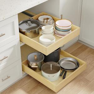 Soft Close Pull Out Drawers for Kitchen Cabinets