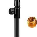 InnoGear Desktop Microphone Stand, 2 Pack Upgraded Adjustable Table Mic Stand with Mic Clip and 5/8" Male to 3/8" Female Screw for Blue Yeti Snowball Spark & Other Microphone