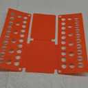 Shirt Folding Board, T Shirt Folder Board Clothes Folding Laundry Organizer Dress Pants Towels Folder for Kids to Fold Clothes (Orange)