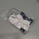 4 Pcs Edged Grosgrain Ribbon Hairpins, White Silk Hairclips Blue Bow Tie Knotted Ribbon Hairpins Accessories for Women Girls Thin Thick Hair Birthday Dance Graduation Party (White, Blue)