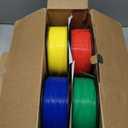 ANYCUBIC PLA Plus (PLA+), RFID 3D Printer Filament 1.75mm Bundle, High Toughness, Dimensional Accuracy +/- 0.02mm, 4 Pack 1KG Spool Reusable Red, Green, Blue, Yellow