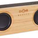 House of Marley - Get Together Bluetooth Portable Bluetooth Speaker and Audio System - 3.5 Woofer & 1 Tweeters, 30m Wireless Range, 8 Hour Playtime, Sustainably Crafted, Signature Black