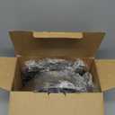 Nicdiet Mixing Bowls with Airtight Lids, Stainless Steel Mixing Bowl Set with 3 Metal Nesting Bowls, Colander & Grater, Non-Slip Bottoms, Size 1.5, 2.5, 5 QT, Great for Mixing & Serving, Black