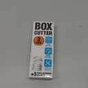 INTERNET'S BEST Premium Utility Knife Set | Retractable Box Cutter with Rubber Handle | Heavy-Duty Cutting for Cardboard, Carpet, Plastic | Retractable Blade | Includes 2 Razor Knives & Extra Blades