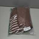 Two Piece Women Sweatsuits Stripe Quarter Zip Long Sleeve Sweater Knitted Stripe Pullover Sweatshirts Lounge Sets Size L