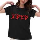 Valentine Teacher Shirt Women-Cute My Class is Full of Sweet Hearts Short Sleeve Valentines Day Teacher Tee Tops (L)