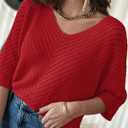 Dokotoo womens Soft (Red, XL)