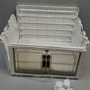 Storage Bins - 1 Pack Closet Organizers, Collapsible Open Front Bins With Lids for Home, Kitchen