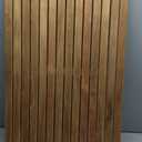 Nordic Style Premium Teak Shower + Bath Mat for Indoor + Outdoor Use | Non-Slip Wooden Platform for Spa, Sauna, Shower, Pool, Bath, Hot Tub | Flooring Decor and Protector (31.4" x 19.6" (Rectangular), Natural Finish)