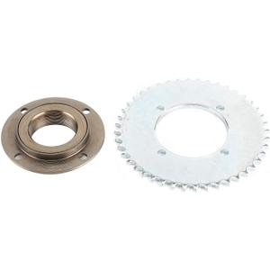 78mm OD 4 Hole Toothless Flywheel T8F 44T 54mm Rear Chain Sprocket Steel Alloy T8F Roller Sprocket Fits for Mini Pocket Gas Scooter ATV