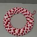 Holiday Home 12" Valentines Pom Pom Wreath