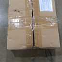 Full Size Bed Frame with LED, 4 Drawers, Wings Headboard Design, Light Grey