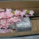Faux Pink Cherry Blossom Tree 6.5ft(78in) Tall Artificial Plant Indoor Decor Handmade Natural Fake Sakura Tree for Wedding Realistic Silk Cherry Floral in Pot for Home Living Room,Office,Outdoor Decor