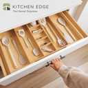 Utensil & Junk Drawer Organizer, 16-28 in, Bamboo