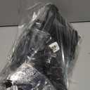 Paxiland Clear Bag for Stadium Events 12x6x12, Clear Tote Bag with Reinforced Strap, Transparent Bag for Sports Concert (Black)