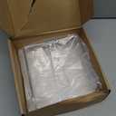 Livabber Flat Napkin Holder, Metal Kitchen Napkin Storage with Weighted Tension Arm Rustic Tissue Paper Dispenser for Countertop, Table Kitchen, Dining Room (With Marble Base, Chrome)