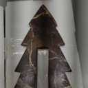 Creative Co-Op Interlocking Marble Tree Decor, Red