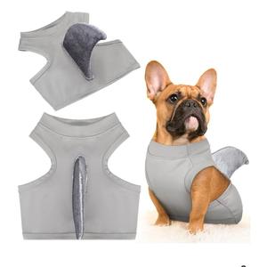 2 Pcs Halloween Dog Shark Costumes Fish Fin Dog Costume for Dogs Puppy Cosplay Birthday Party Outfit (Medium)