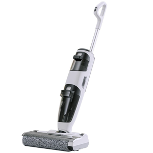 Geavicam Cordless Wet Dry Vacuum Cleaner with 180° Lay-Flat Anti-Tangle Design, 50-Minute Runtime, FlashDry Self-Cleaning, Dual-Sided Edge Cleaning, and Lightweight One-Step Cleaning for Hard Floors