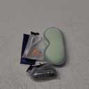 Portable Eye Massager with Heat for Migraine Headaches Relief, Battery Operated Eye Compress Mask Zero Pressure Blackout, for Dry Eyes, Unclog Gland, Improve Sleep, Gifts for Women Men