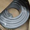 1/2inch 100ft Liquid-Tight Conduit and Connector Kit,Flexible Non-Metallic Liquid Tight Electrical Conduit Kit with 5 Straight and 3 90-Degree Conduit Connector Fittings,(1/2" Dia, 100 Feet)
