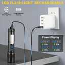 6Pack Small Flashlight Powerful, 7Mode Rechargeable Flashlights High Lumens, Adjustable Tactical Flashlight Pocket, Super Bright LED Flash Light, Mini Portable Flashlights for Home Emergencies Camping