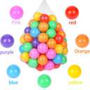 TRENDBOX Ball Pit Balls Plastic Balls for Ball Pit Pool Playpen Babies Kids Children Birthday Parties