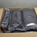 HAINARverS Folding Chair Covers,100PCS Upgrade Universal Fitted Stretch Spandex Chair Cover Protector for Wedding,Party,Banquet, Celebration (Black, 100 PCS)