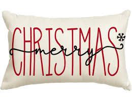 Merry Christmas Pillowcase 19.5*x12*