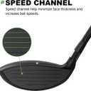 MAZEL Z35 Mens Golf Fairway Woods 5,Right Handed, Standard 5-wood size, Graphite(Black,2024 Model)