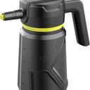 Sylvonette Electric Foam Sprayer with USB Charge, 2L Car Wash Spray Pump Sprayer for Home, Watering Garden Plants and Car Beauty and Cleaning (Yellow)