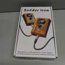 90W Digital display soldering station, stable knob control, independent switch power supply, tin wire, tin absorber, anti-static tweezers, 5 soldering iron tips, handle fixed bracket (Orange, 968d)