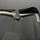 FLORICH Rear Seat Covers Leather Car Seat Covers Waterproof Back Seat Cover Automotive Seat Covers Universal Seat Cushion Protector for Most Cars Trucks SUV-Gray&Black