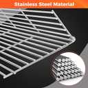 QuliMetal Grill Warming Rack for Pit Boss 820 & 850 Series,Holding Rack,Grill Parts Replacement for Pit Boss 10514 PB820D3B / PB850G Wood Pellet Grills