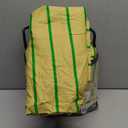 Merryword Striped Duvet Cover Set Queen Size - 100% Cotton Duvet Cover Set, Khaki & Green Stripes Pattern Comforter Cover 3 Pieces, Soft Linen Like Bedding Set for All Seasons