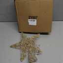 Christmas Tree Topper 10-inch Gold Glitter Star Tree Topper with 20 LED Lights Christmas Tree Topper Star for Holiday Decorations.