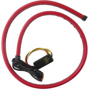 2025 Universal Car LED Rear 3rd Stop Brake Strip Light Signal Lamp Driving Warning Turn Signal Light Assembly (DC-12V, 40.6inch), Multi-Modes Waterproof