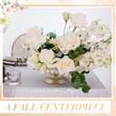4 Pcs Metal Compote Bowl for Centerpiece Flower Holder Small Compote Vase Decorative Indoor Outdoor Flowers Fruits Plant for Valentine's Day Wedding Home Party Decoration (Silver)