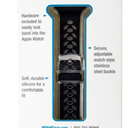 With It Sport Silicone Band for 42 & 44 mm Apple Watch